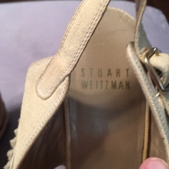 Authentic Stuart weitzman off white wedges - Picture 4 of 5